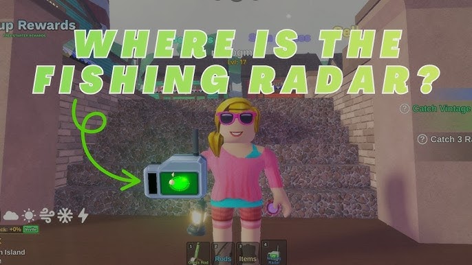 Fish It game fishing radar interface showing boosted spots