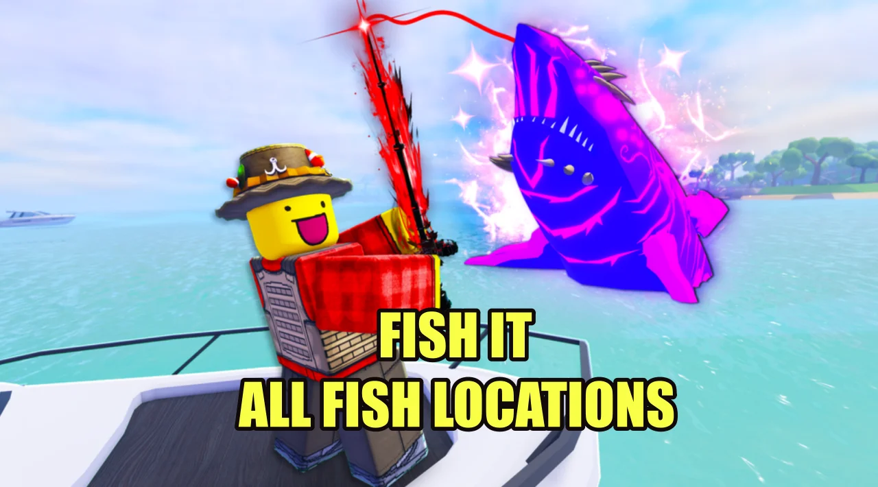 Fisherman Island map showing Gar Fish spawning locations