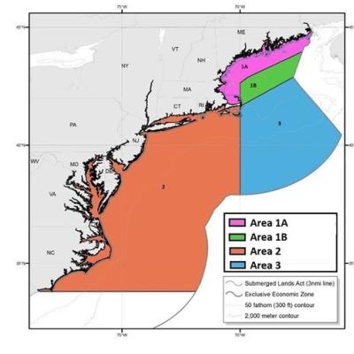 Fisherman Island map showing Herring fishing locations
