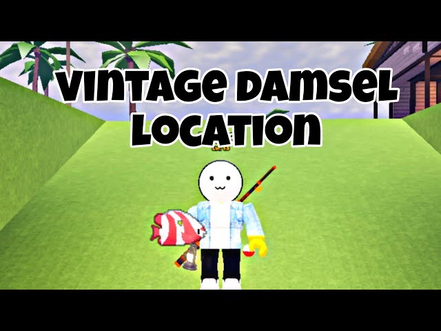 Fish It game encyclopedia showing Vintage Damsel entry